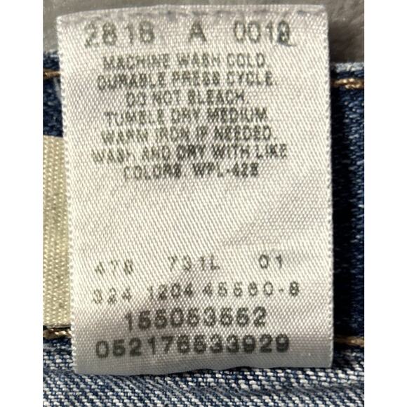 Levi Strauss Nouveau Low Straight Leg 505 Women’s Size 8 Short - Picture 9 of 10